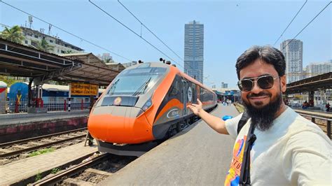 Ahmedabad Mumbai Central Vande Bharat Express Full Journey Youtube