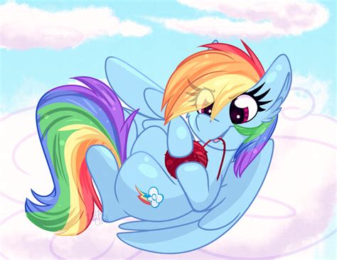 Safe Artist Lbrcloud Rainbow Dash Mlp Equine Fictional