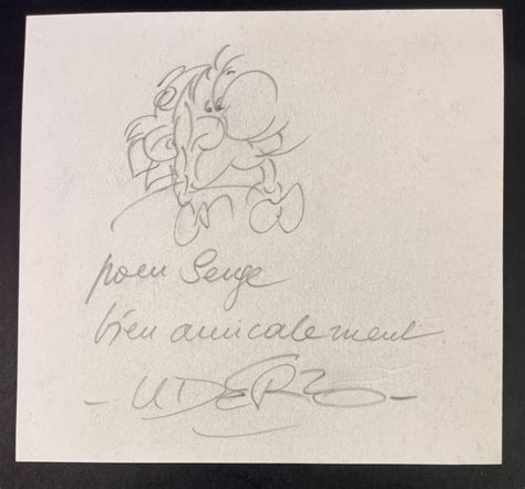 Uderzo Dessin D Dicac Ob Lix Ast Rix Et Ob Lix Catawiki