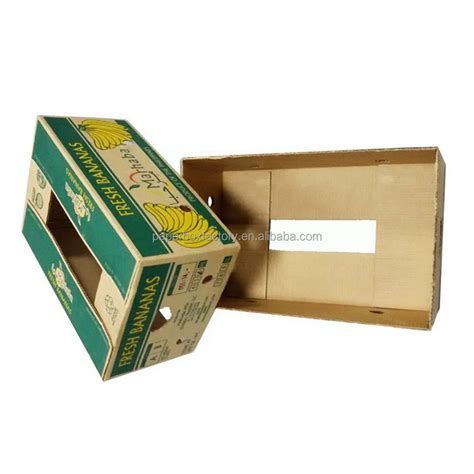 Custom Recycle 5 Ply Corrugated Fruit Banana Carton Packaging Box Buy