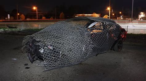 Grandville Man Dead After Rollover Crash Into Fence