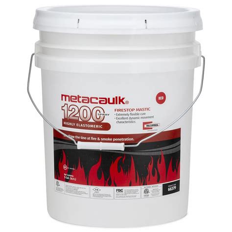 METACAULK, Caulk, Red, Fire Barrier Sealant - 49ZY43|66379 - Grainger