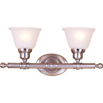 Maxim Lighting Essentials 19.5-in 2-Light Satin Nickel Traditional ...