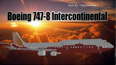 Boeing 747 8i Intercontinental Minecraft Map