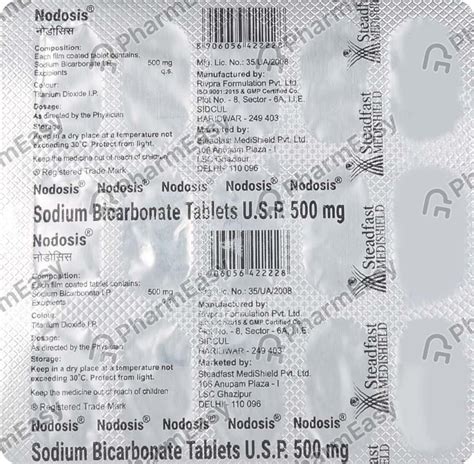 Buy NODOSIS 500MG STRIP OF 15 TABLETS Online Get Upto 60 OFF At