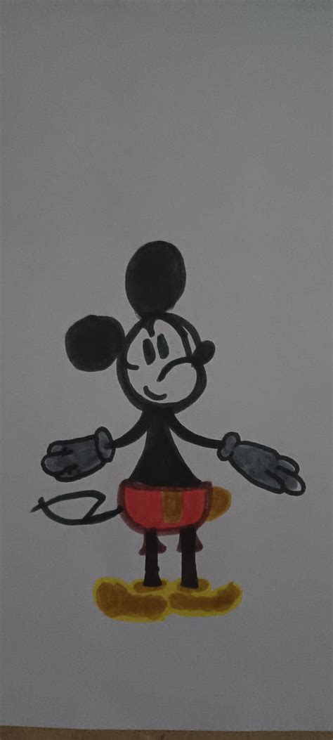 My Doodle of Mickey Mouse. by DisneyCrossover143 on DeviantArt