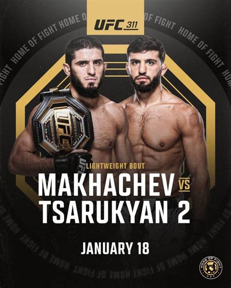 Ufc Islam Makhachev Vs Arman Tsarukyan Fight Card Betting Odds