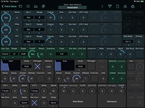 Novation Bass Station Ii Editor And Librarian Patch Base