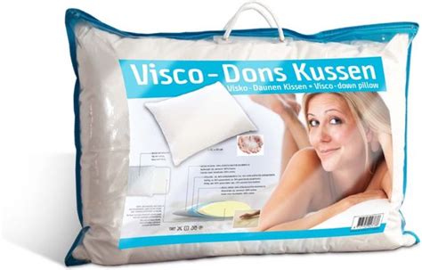 H2O Visco Hoofdkussen Royal Supreme Visco 40 X 60 Cm Wit Bol