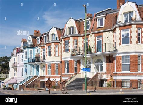 Period Terrace Houses On Seafront Undercliff Road Boscombe