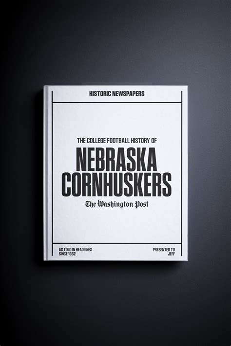 Nebraska Cornhuskers Football Book | Historic Newspapers
