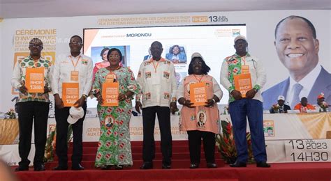 C Te D Ivoire Investiture Des Candidats Du Rhdp Aux Lections