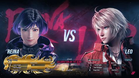 Reina Vs Leo Quick Match Tekken 8 YouTube