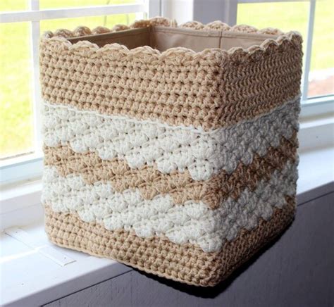 Lace Crochet Pattern Easy Crochet Basket Pattern Square