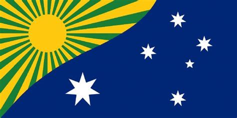 New Australian Flag Proposal Australian Flag Ideas Australia Flag Flag Art