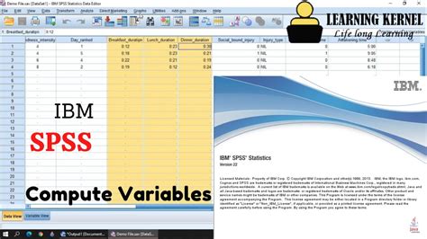 Compute Variables In Spss How To Compute Variables In Spss Youtube