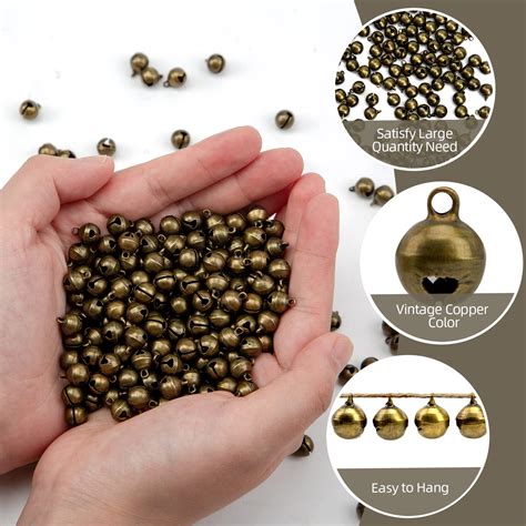 Mcpinky Bronze Jingle Bell300pcs Small Bells Diy Mini Bell Bracelet