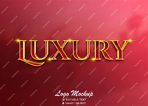 Premium Psd Luxury Red Lance 3d Text Effect