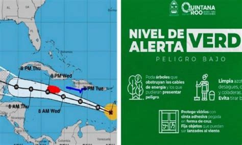 Quintana Roo En Alerta Verde Por Hurac N Beryl El Momento Quintana Roo