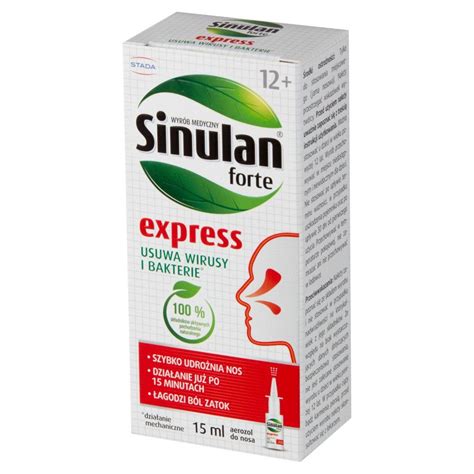 Sinulan Express Forte Aerozol Do Nosa 15 Ml W Katar I Zatoki Apteka