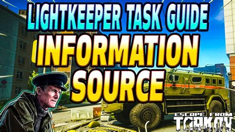 Information Source Lightkeeper Task Guide Escape From Tarkov YouTube