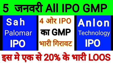 Sah Palomar Ipo Gmp Chaman Metallics IPO Review Ducol Organics And