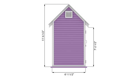 6x8 Storage Shed Plan - Shedplans.org