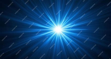 Premium Photo Bright Starburst A Radiant Blue Aura