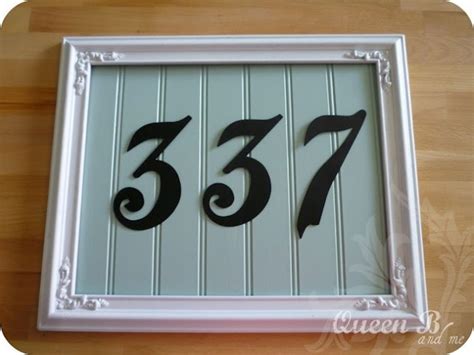 25 Creative DIY House Numbers Ideas