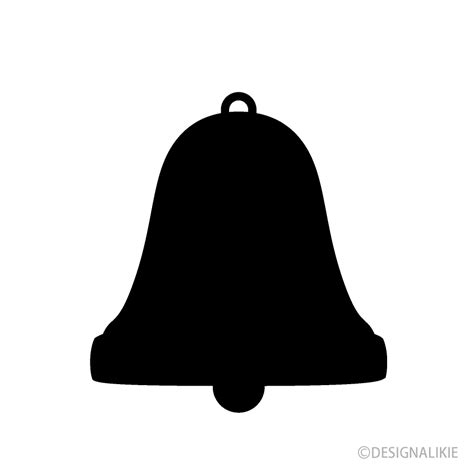 Bell Silhouette Clip Art Free PNG Image｜Illustoon
