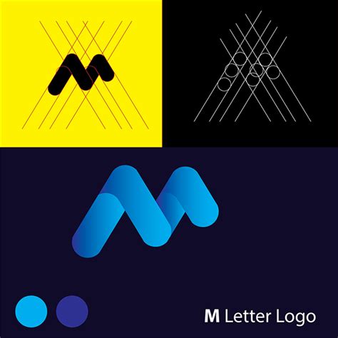 M Letter logo on Behance