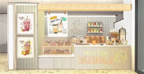 BUBBLE TEA CAFE Dim S Sims Bubble Tea Sims Sims 4