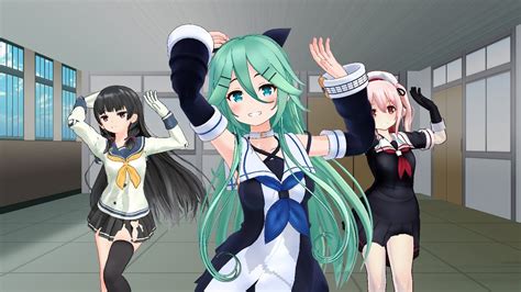 被害妄想携帯女子 Mmd 艦これ 山風、春雨、磯風 Youtube