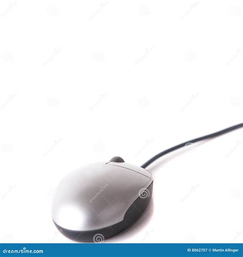 Computer Mouse With Cable Stock Image Image Of Business 8062707