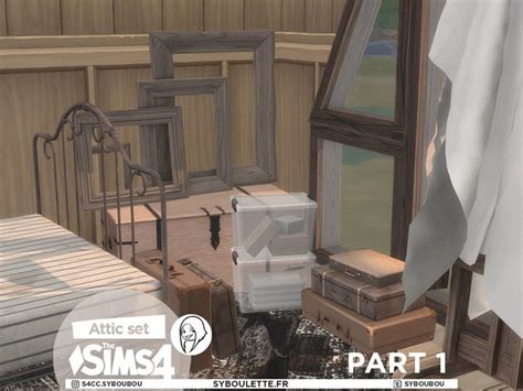 The Sims Resource Patreon Release Attic Set Part 1 In 2024 Sims 4