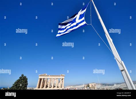 The Parthenon At The Acropolis At Athens Stock Photo Alamy