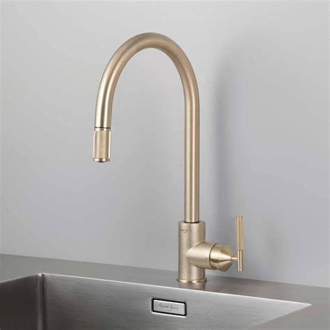 Uk Kitchen Tap Pull Out Mixer Linear Brass Buster Punch