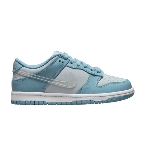 Now Available Nike Dunk Low Gs Worn Blue — Sneaker Shouts