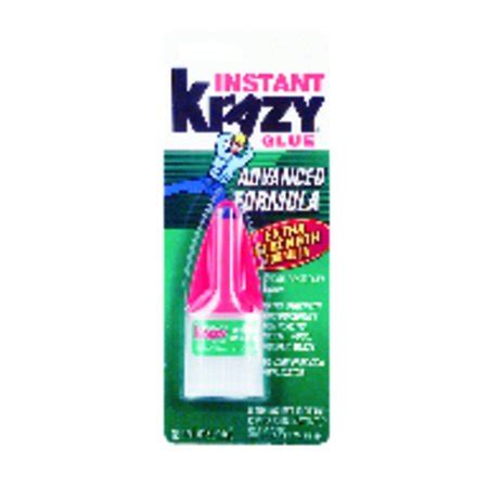 Krazy Glue Krazy Glue Super Strength Polyvinyl acetate homopolymer Advanced Formula 0.18 oz ...