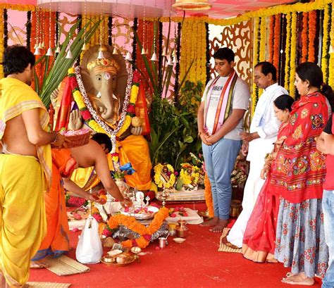 Ganesh Chaturthi at Pragati Bhavan - The Siasat Daily – Archive