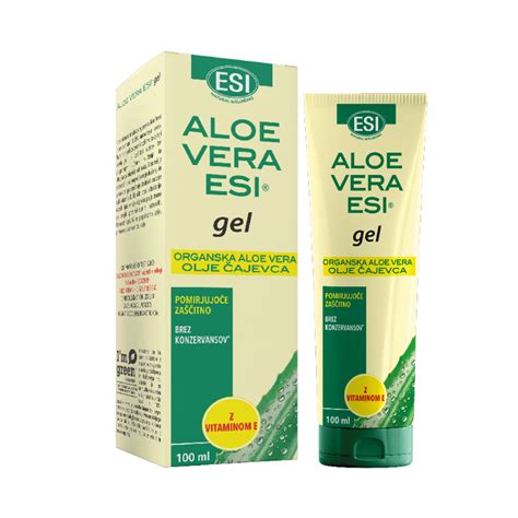 Esi Aloe vera gel z oljem čajevca in vitaminom E 100 ml Spletna