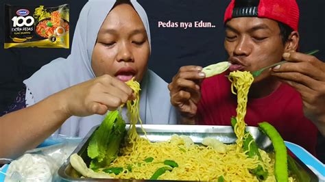 MUKBANG MIE KUAH GAGA JALAPENO EXTRA PEDAS CABE RAWIT OTAK OTAK