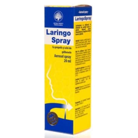 Laringo Spray Propolis Si Galbenele Ml Gts Solutions