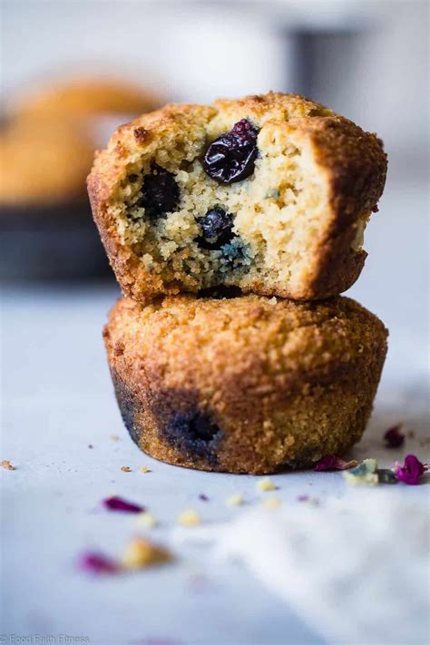 Low Carb Sugar Free Keto Blueberry Muffins with Almond Flour