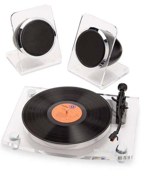 Innovative Technology Victrola Acrylic Bluetooth Record Player ...