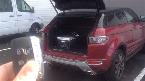 Range Rover Evoque Tailgate Remote Closing MOD YouTube