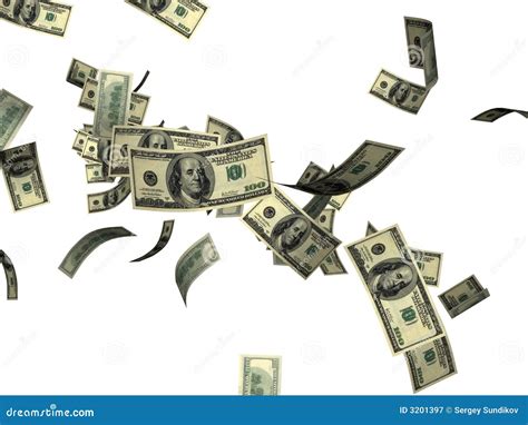 Falling Dollar Bills Royalty Free Stock Photography Image