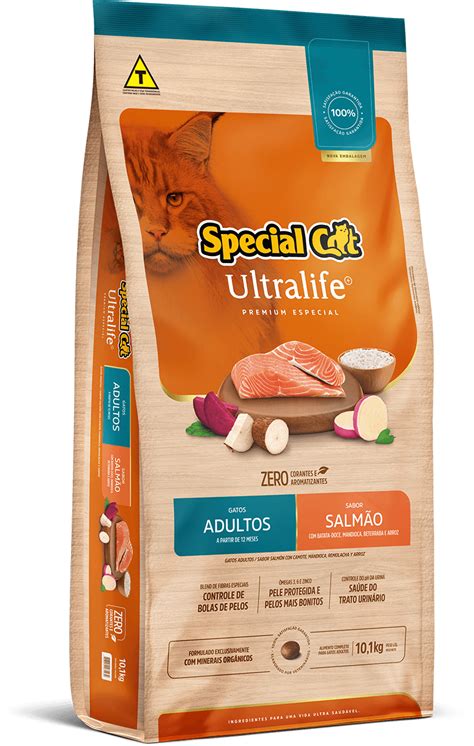 Ra O Seca Special Cat Ultralife Adulto Sabor Salm O E Arroz Pet Here