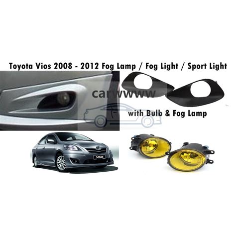 With Wire And Switch Yellow Lens Fog Lamp Lights Halogen Lamps Cover Switch Wring For Toyota