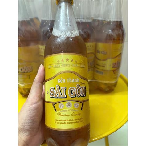 HCM Bia Tươi Bến Thành Sài Gòn Vàng 900ml - vol 4.5% (6 chai lẻ ...